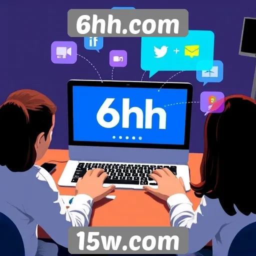 Exploração das funcionalidades interativas do site 6hh.com